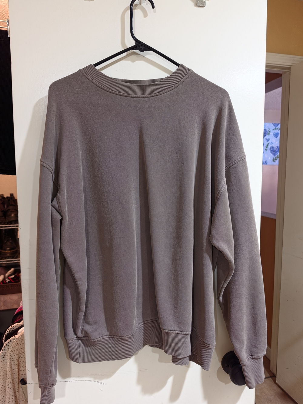 Cotton On Crewneck Sweatshirt - Taupe Brown